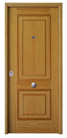 puertas acorazadas omega madera doble casetón